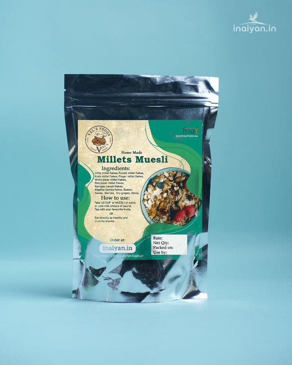 Home-made Honey Millets Muesli
