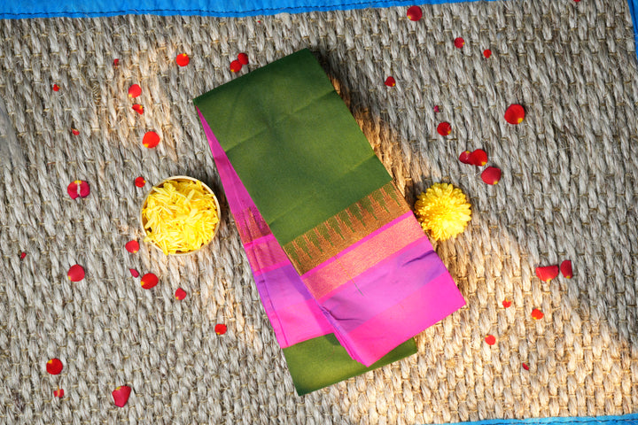Elampillai Soft silk Korvai Saree