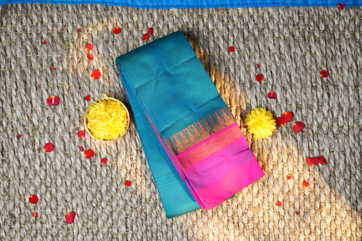 Elampillai Soft silk Korvai Saree