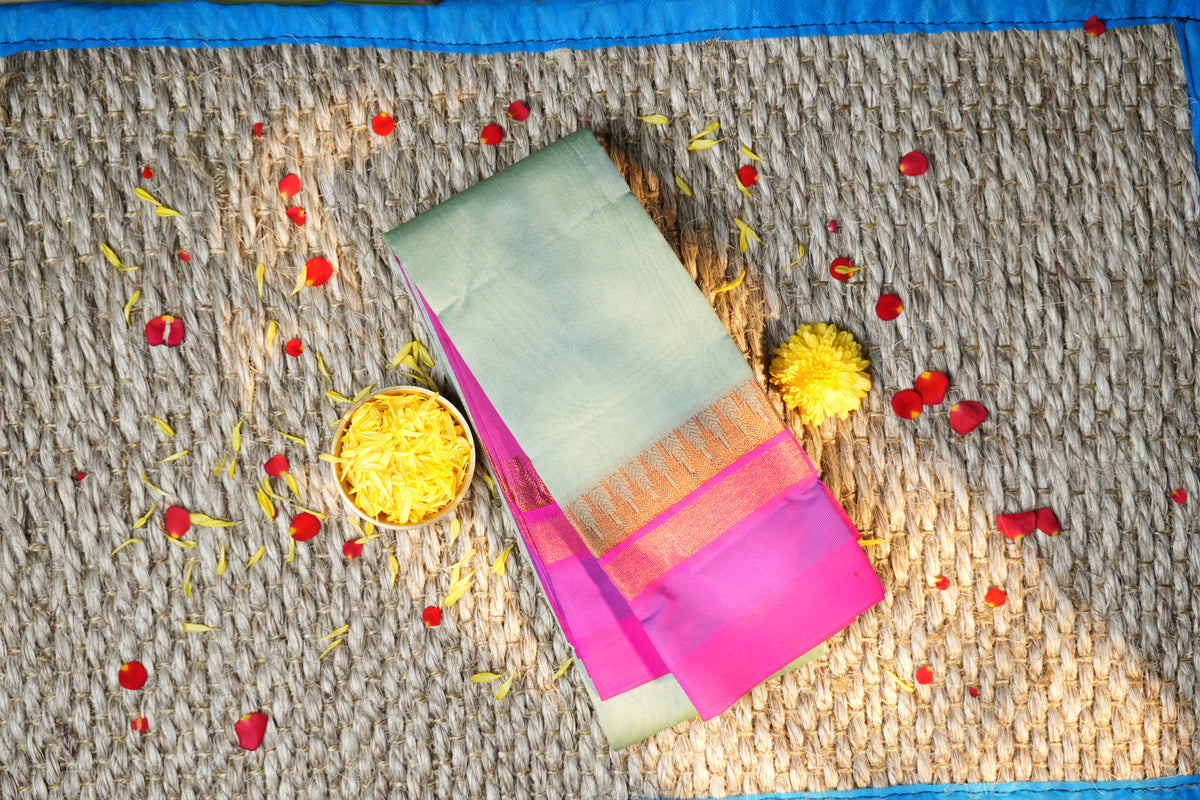 Elampillai Soft silk Korvai Saree