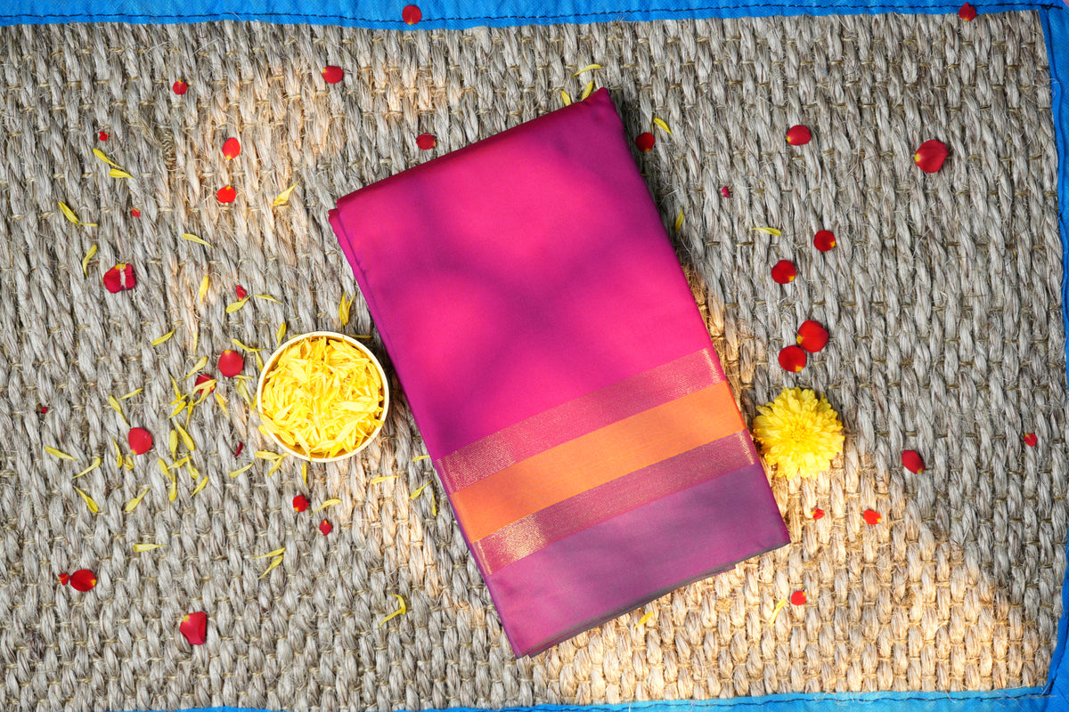 Plain Soft Silk Saree
