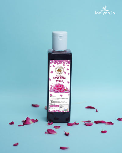 Premium Rose Petal Syrup Natural Rose Milk Mixer