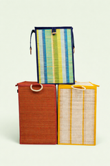 Handcrafted Woven Laundry Basket with Lid - Eco-Friendly Hamper 4