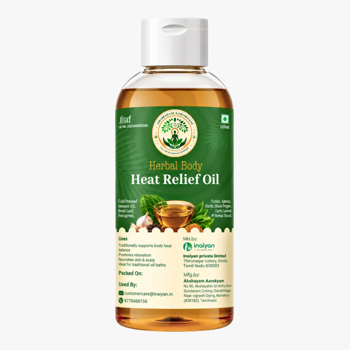 Herbal Body Heat Relief Oil