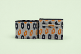 Printed Fabric Cupboard Storage Organizer Bins | Wardrobe Storage Boxes 4