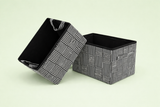 Printed Fabric Cupboard Storage Organizer Bins | Wardrobe Storage Boxes 5