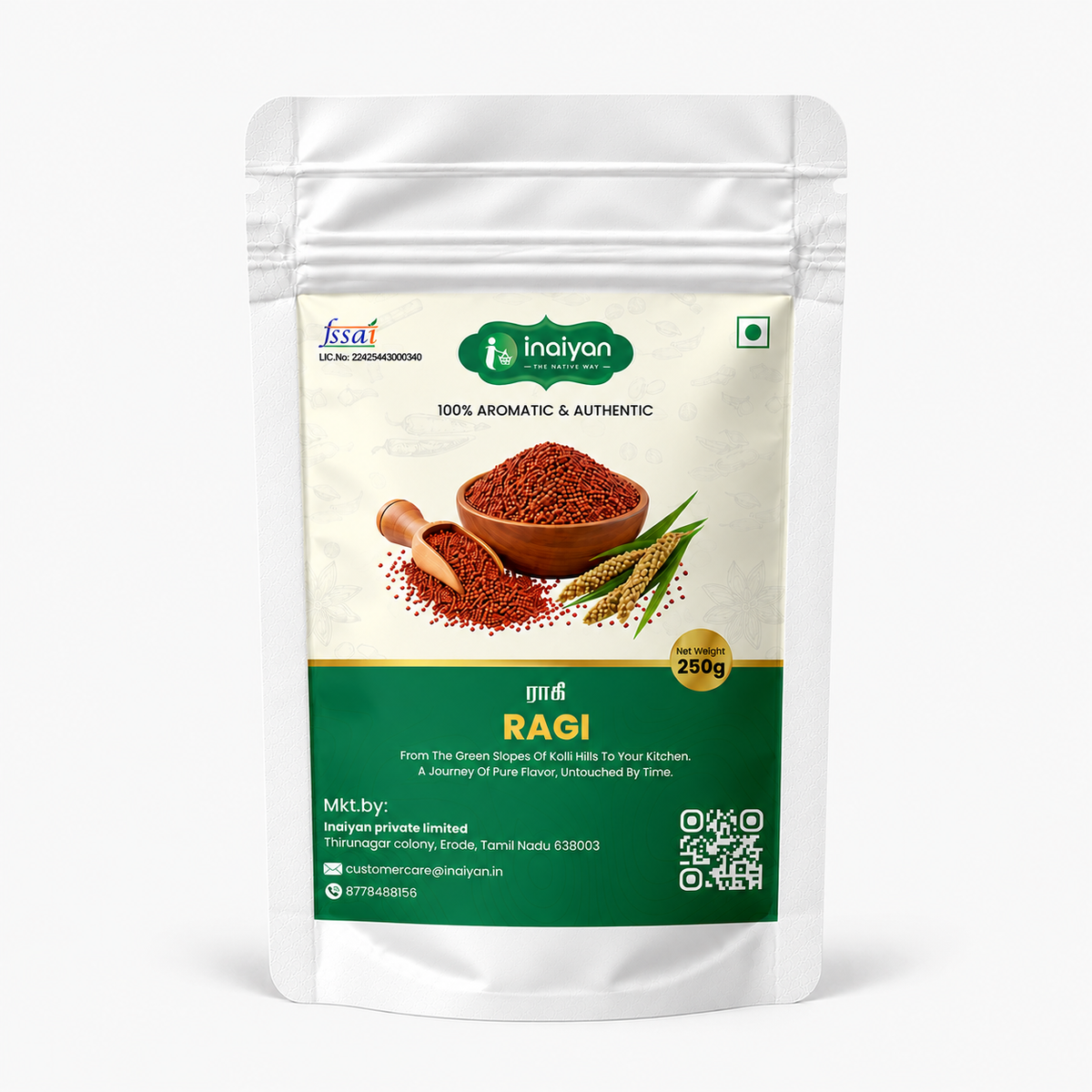 Finger Millet (Ragi / கேழ்வரகு)