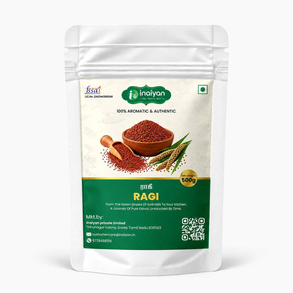 Finger Millet (Ragi / கேழ்வரகு)