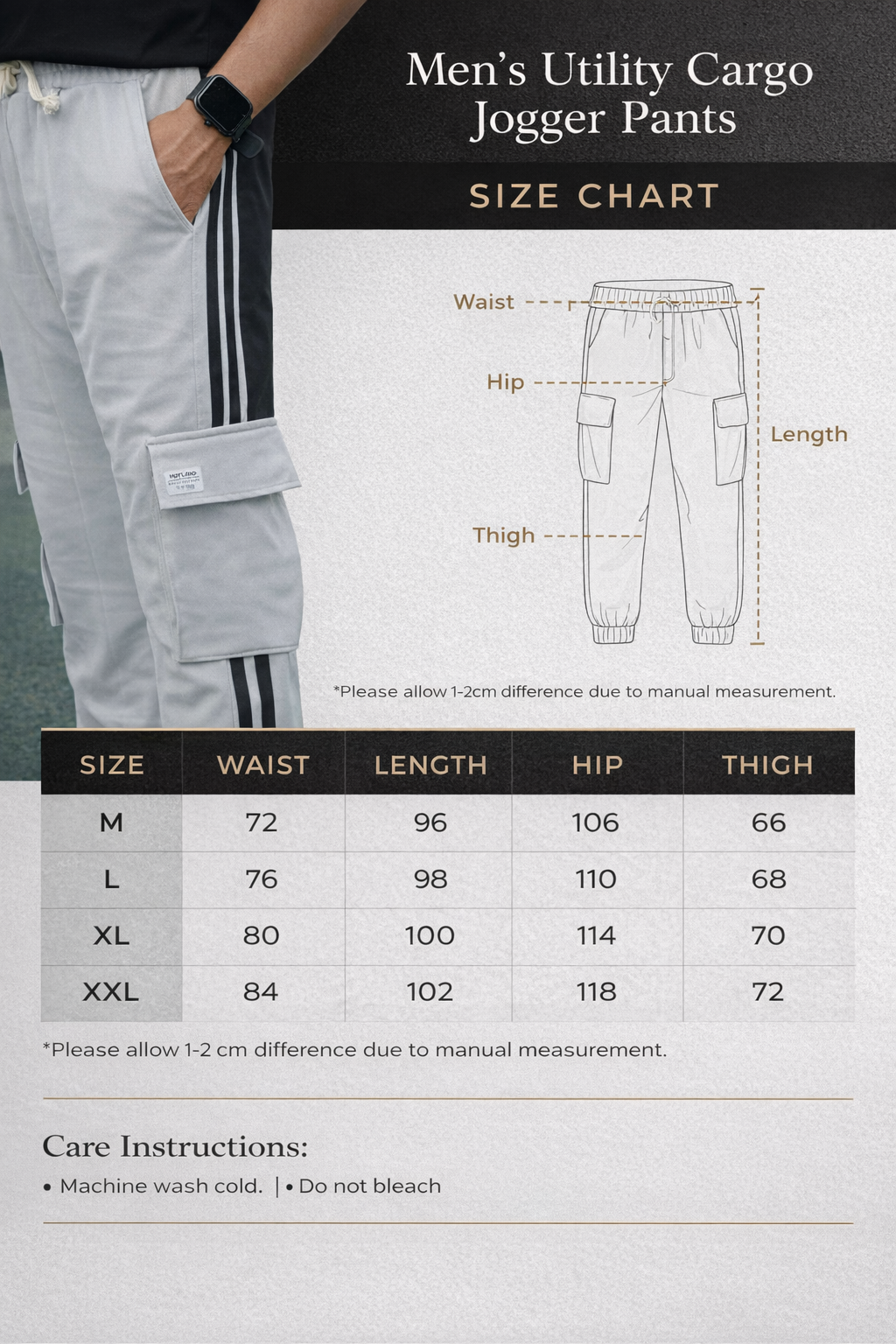 Men’s Cargo Jogger Pants