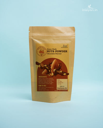 Homemade Chocolate Nuts Powder | Healthy Milk Mix