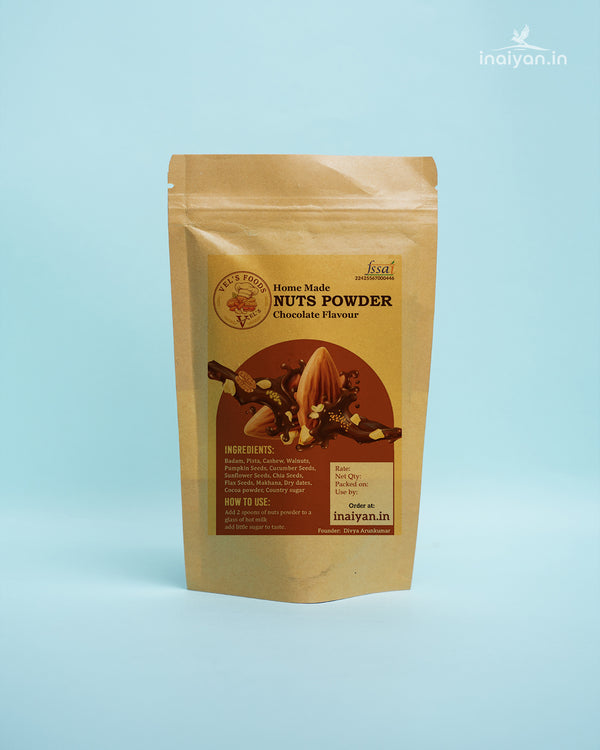 Homemade Chocolate Nuts Powder | Healthy Milk Mix