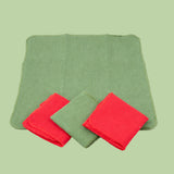 Small Cotton Kitchen Towels - Set of 4 | Absorbent & Quick Dry 1