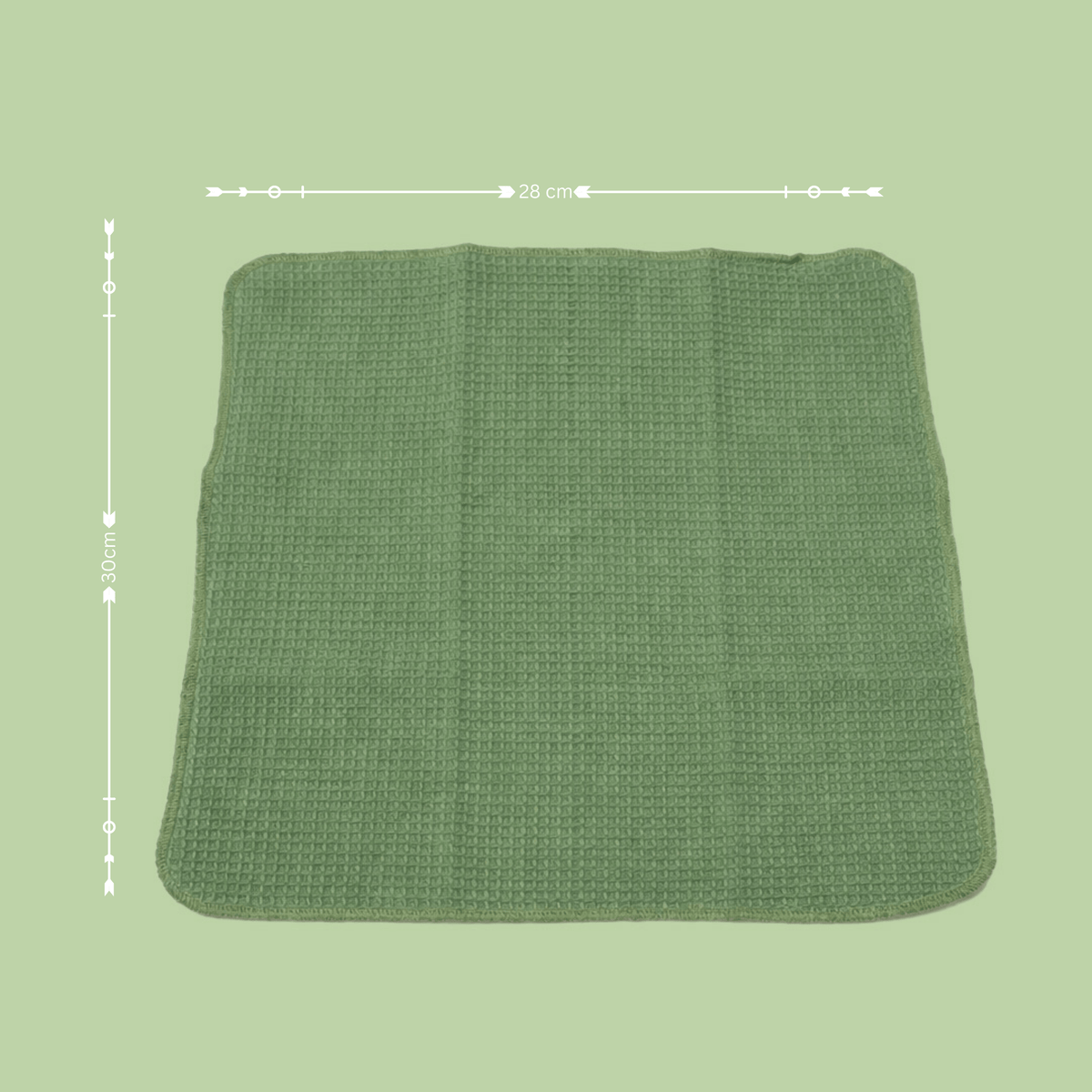 Small Cotton Kitchen Towels - Set of 4 | Absorbent & Quick Dry